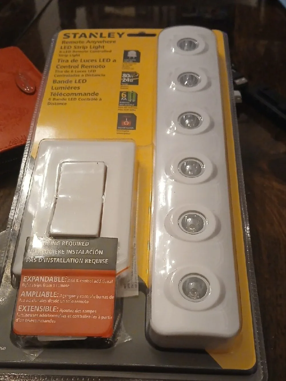 Stanley White LED Push-Button Light Bar with Remote - 6-Module Pack - Picture 3 of 3
